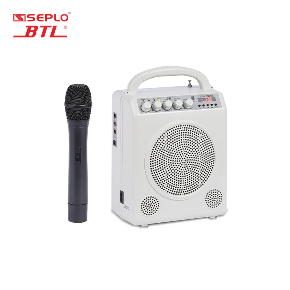 Système professionnel d'amplification portable avec microphone 